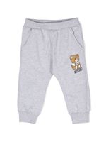 Moschino Kids pantalon de jogging à imprimé Teddy Bear - Gris