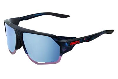 100% Norvik Bril Black Holographic Hiper Blue Multilayer Mirror