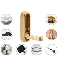 FoldMate 4-delige Set - Opklapbare Wandhaak van Zinklegering FoldMate 4-delige Set - Opklapbare Wandhaak van Zinklegering