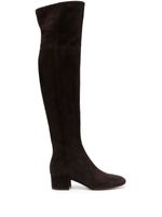 Gianvito Rossi bottes Rolling Mid - Marron - thumbnail