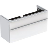 Geberit Smyle wastafelonderkast 2 laden 118,4x62cm glans wit 500355001