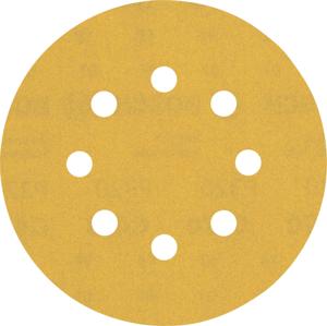 Bosch Accessoires Expert C470 schuurpapier voor excenterschuurmachines 125 mm, 8 gaten, K320 5-delig - 2608900810