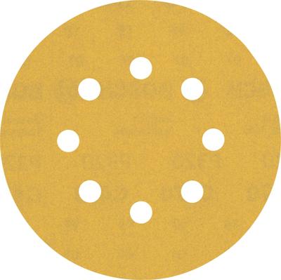 Bosch Accessoires Expert C470 schuurpapier voor excenterschuurmachines 125 mm, 8 gaten, K320 5-delig - 2608900810