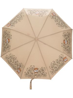 Moschino parapluie Teddy Bear - Tons neutres