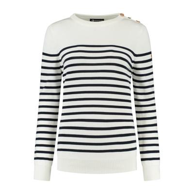 Travelin&apos; Women - round neck - Wit - Maat XL