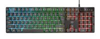 Trust GXT 835 Azor Qwerty US Gaming Toetsenbord - Zwart, RGB - thumbnail