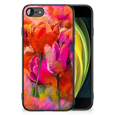 Kleurrijke Telefoonhoesje iPhone SE 2022 | SE 2020 | 7/8 Tulips