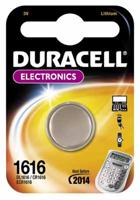 Batterij Duracell knoopcel 1xCR1616 lithium ÃƒÆ’Ã‹Å“16mm 3V-50mAh