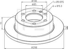 Pe Automotive Remschijven 016.676-00A