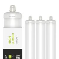 S-Series - Set van 4 LED TL armaturen 120cm - IP65 Waterdicht - 24 Watt 3840 Lumen (160lm/W) - 4000K Neutraal wit - Koppelbaar - IK07 - S-Series Tri-Proof plafondverlichting