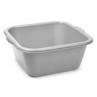 Afwasbak teil - 20 liter - grijs - kunststof - 46 x 42,5 x 30,5 cm