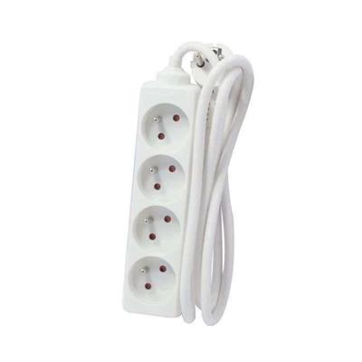 CHACON Stekkerdoos 4 stopcontacten 16A 3m wit
