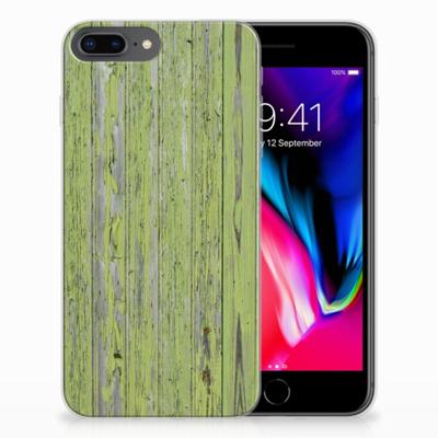 Apple iPhone 7 Plus | 8 Plus | Bumper Hoesje | Green Wood