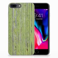 Apple iPhone 7 Plus | 8 Plus | Bumper Hoesje | Green Wood