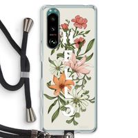 Hello bloemen: Sony Xperia 5 III Transparant Hoesje met koord