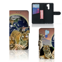 Xiaomi Redmi 9 Telefoonhoesje met Pasjes Roofdieren - thumbnail