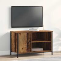 TV-kast Oud hout 80 x 40 x 50 cm Bewerkt hout