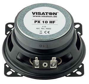 Visaton PX 10 HF - 4 Ohm 4 inch 10 cm 2-weg-coaxiaalluidspreker 20 W 4 Ω Watervast polypropyleen membraan