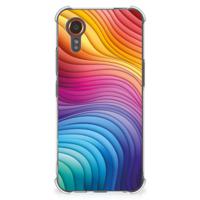 Shockproof Case voor Samsung Galaxy Xcover 7 Regenboog