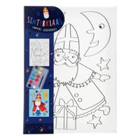 Canvas Schilderset Sinterklaas 18x25cm - thumbnail