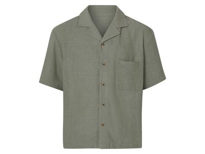 esmara Men Heren overhemd (Groen, M (39/40))