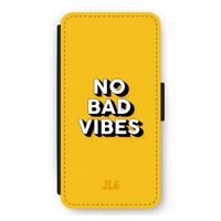 No Bad Vibes: iPhone 11 Flip Hoesje