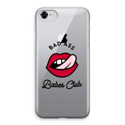 Badass Babes Club: iPhone 8 Transparant Hoesje