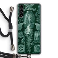 Haeckel Cubomedusae: Samsung Galaxy S21 Plus Transparant Hoesje met koord