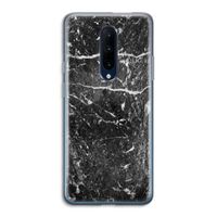 Zwart marmer: OnePlus 7 Pro Transparant Hoesje Zwart marmer: OnePlus 7 Pro Transparant Hoesje