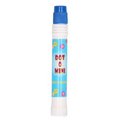 Bingostift - dikke punt - kleur blauw - Marker dikke stippen