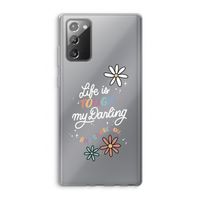 Tough Life: Samsung Galaxy Note 20 / Note 20 5G Transparant Hoesje