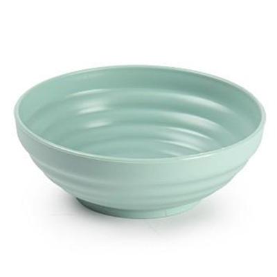 Plasticforte Kommetjes/schaaltjes - dessert/ontbijt - kunststof - D13x5 cm - mintgroen