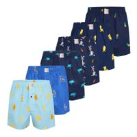 MG-1 MG-1 Wijde Kinder Boxershorts Jongens Met Print 6-Pack D825K