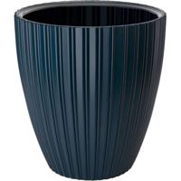 Vaso per fiori - Garden ID - Fancy - 40 x 42 cm - Per giardino, balconi o interni - Blu petrolio