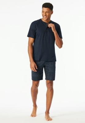 Schiesser Schiesser Pyjama Short graphite 182613 54/XL