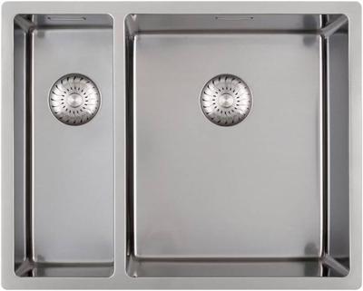Caressi Spoelbak grote bak rechts 55x44x21,8 cm RVS