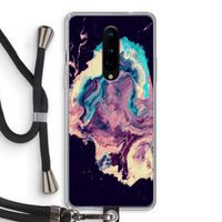 Cosmic Silence: OnePlus 8 Transparant Hoesje met koord