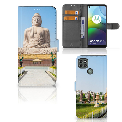 Motorola Moto G9 Power Flip Cover Boeddha Motorola Moto G9 Power Flip Cover Boeddha