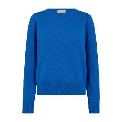 FreeQuent - Blauw | Dames | Trui | Blauw | S | regular | Kamst mode