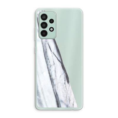 Gestreepte marmer: Samsung Galaxy A52s 5G Transparant Hoesje