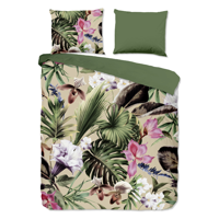 Dekbedovertrek Katoen Irze Bloemen 240x200 Cm Good Morning - Dekbed-Discounter.nl