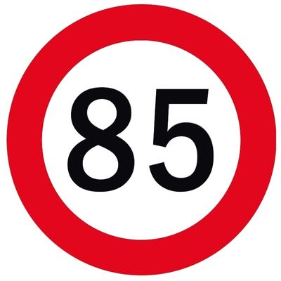 Bierviltjes verjaardag 85 jaar