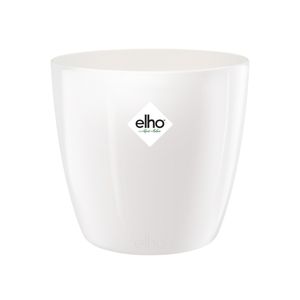 elho brussels diamond round 25cm Binnen Plantenpot Vrijstaand Polypropyleen (PP) Wit