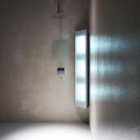 Sunshower Combi - Opbouw (hoek) - Infrarood + Uv - 30 x 145 x 20 cm - Wit