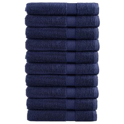 VidaXL Saunadoeken solund 10 st 600 g/m² 80x200 cm marineblauw