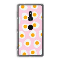 Dancing eggs: Sony Xperia XZ2 Transparant Hoesje