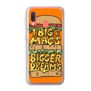 Big Macs Bigger Dreams: Samsung Galaxy A20e Transparant Hoesje