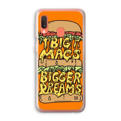 Big Macs Bigger Dreams: Samsung Galaxy A20e Transparant Hoesje