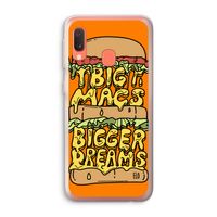 Big Macs Bigger Dreams: Samsung Galaxy A20e Transparant Hoesje