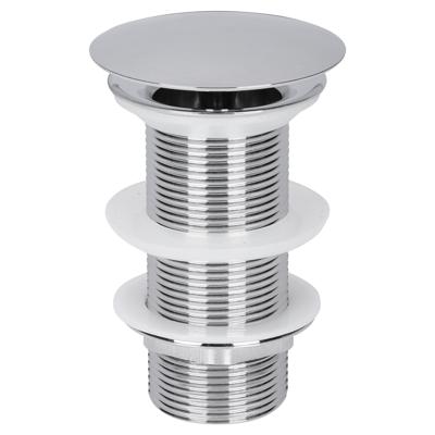Differnz afvoerplug always open | L | chroom | 72mm